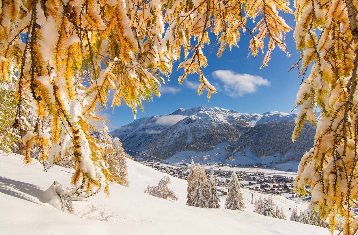 Paesaggio invernale Livigno